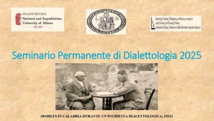 SEMINARIO PERMANENTE DI DIALETTOLOGIA ITALOGRECA 2025 [30/5/2025]